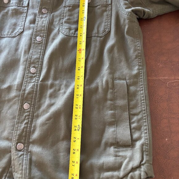 Duluth Trading Co Men's Fire Hose Flannel-Lined Shirt Jacket Jac - Picture 4 of 7